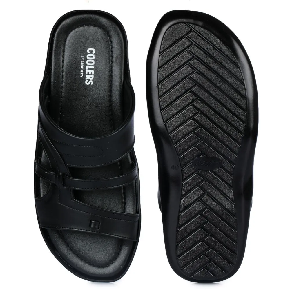 Liberty COOL99-1 Bequeme Schwarze Hausschuhe Für Herren