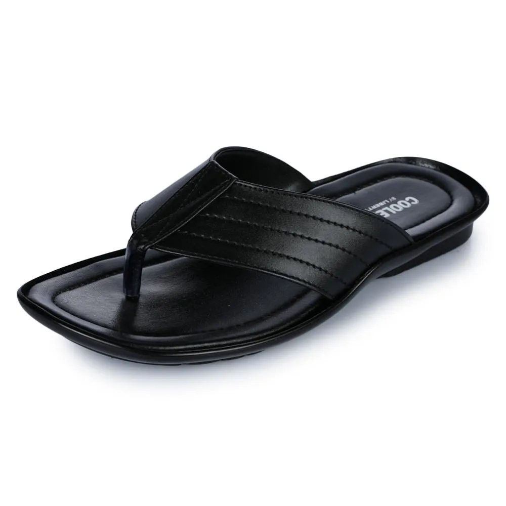 Liberty COOL99-120 Bequeme Schwarze Hausschuhe Für Herren