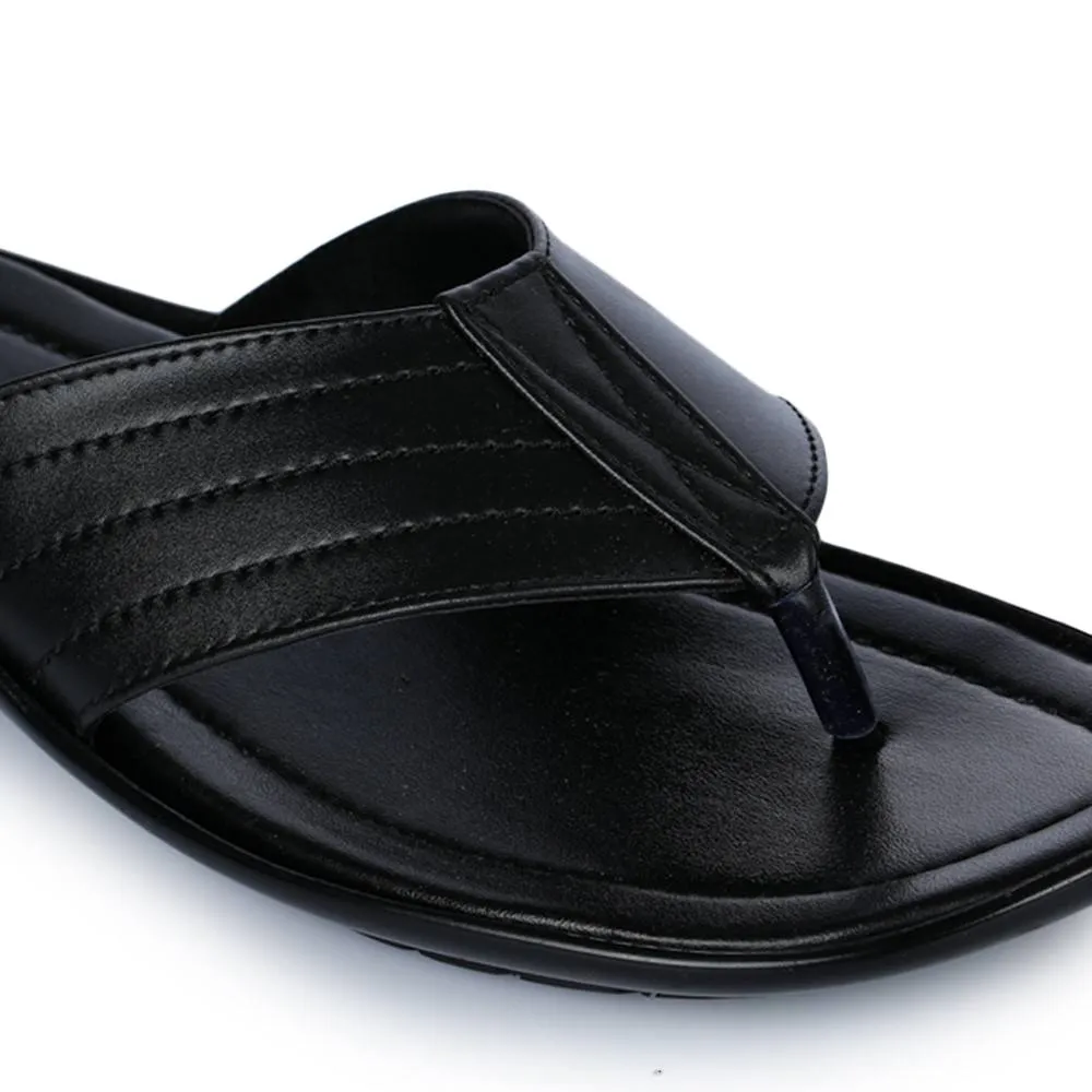 Liberty COOL99-120 Bequeme Schwarze Hausschuhe Für Herren
