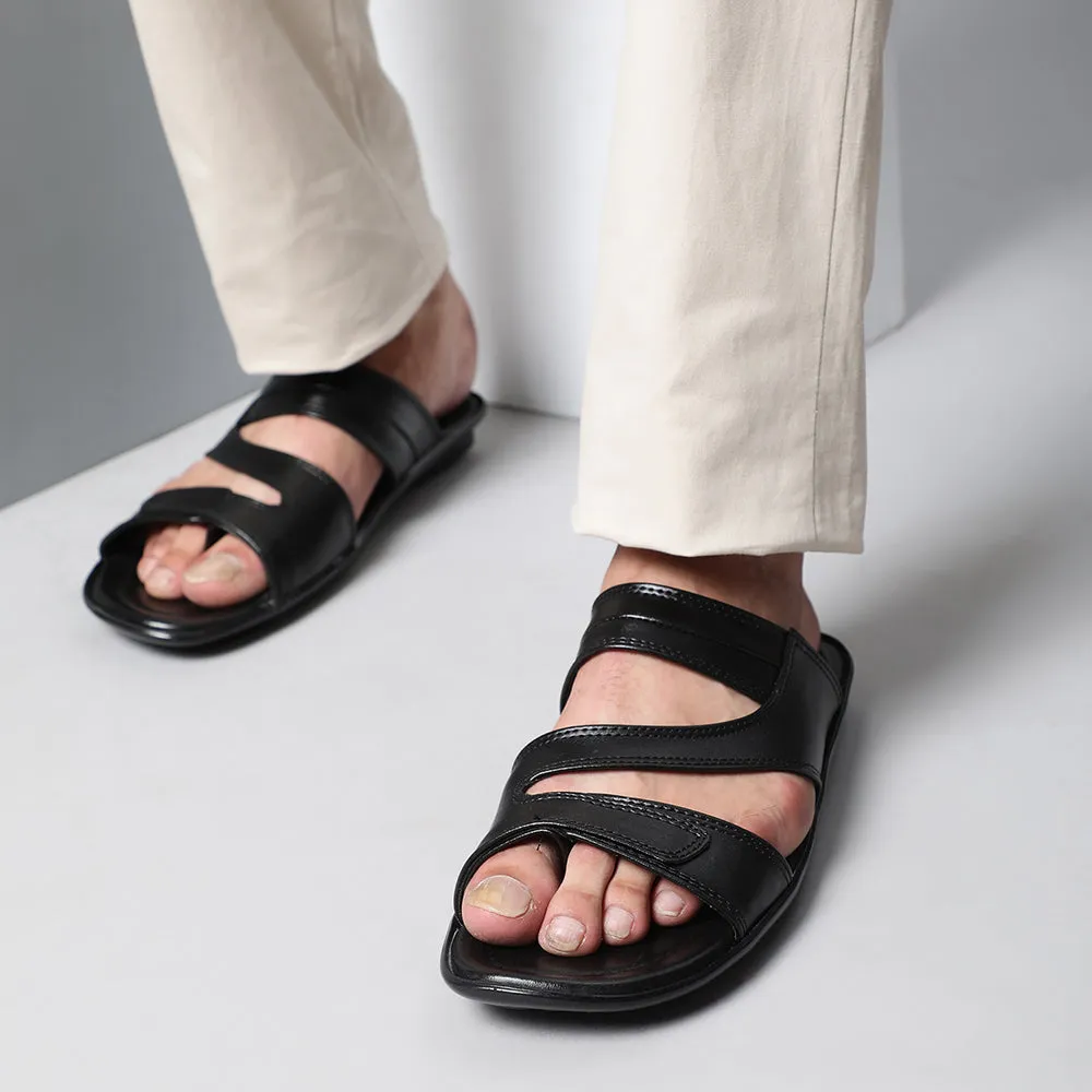 Liberty COOL99-13 Bequeme Hausschuhe Für Herren In Schwarz