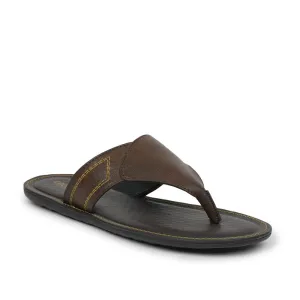 Bequeme braune Hausschuhe für Herren AVN-15 von Liberty