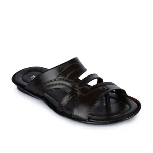 Bequeme braune Hausschuhe für Herren COOL99-1 von Liberty