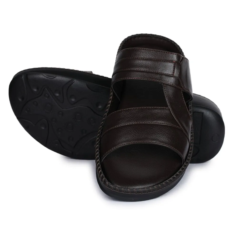 Liberty Coolers Bequeme Hausschuhe Für Herren K2-01 (Braun)