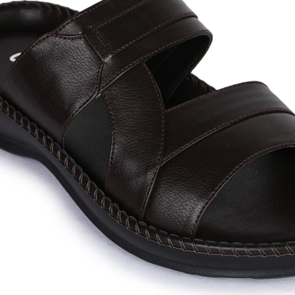 Liberty Coolers Bequeme Hausschuhe Für Herren K2-01 (Braun)