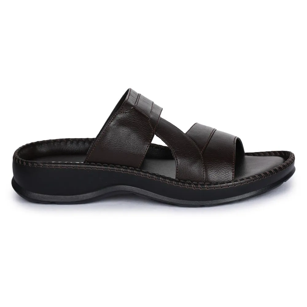 Liberty Coolers Bequeme Hausschuhe Für Herren K2-01 (Braun)