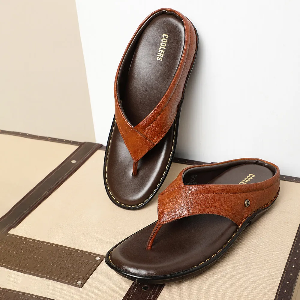 Coole Beige Casual Hausschuhe Für Herren AVN-08 Von Liberty