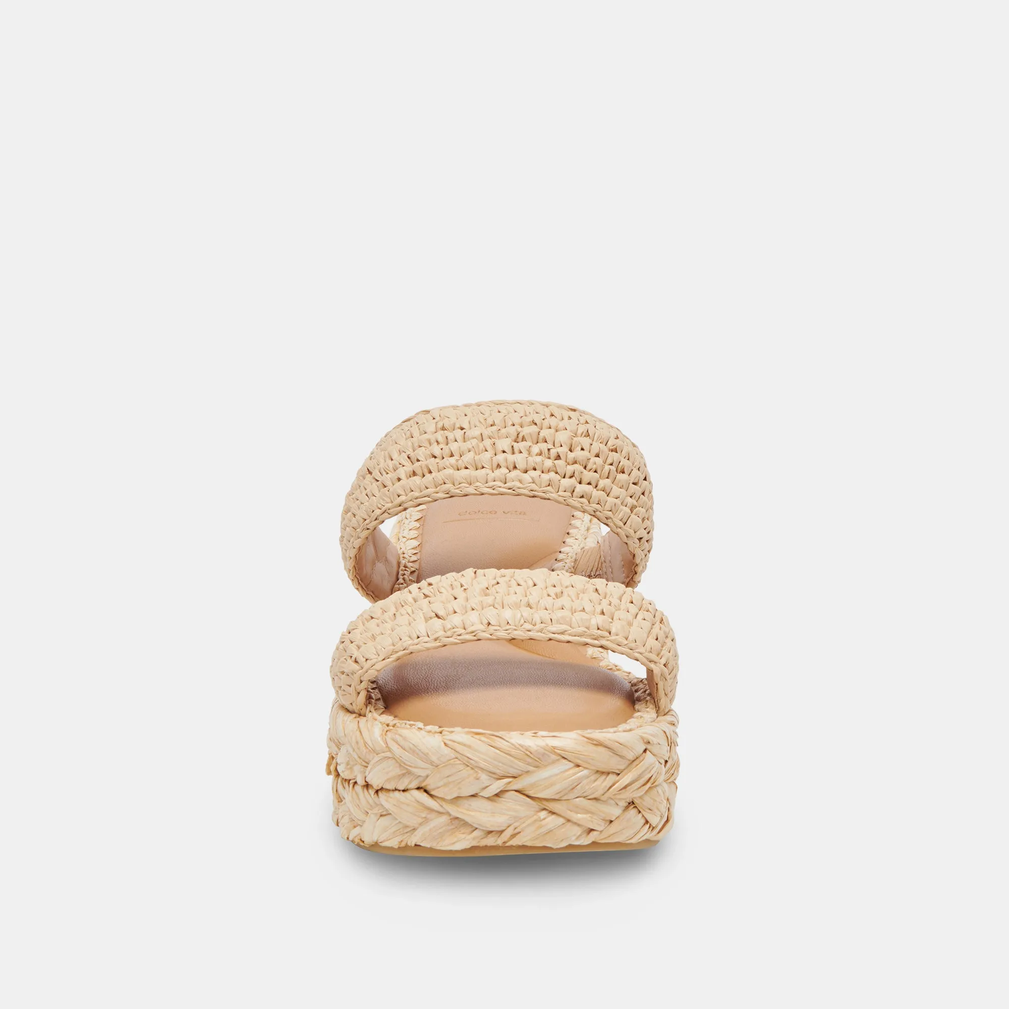 CORLA SANDALEN LT NATUR RAFFIA
