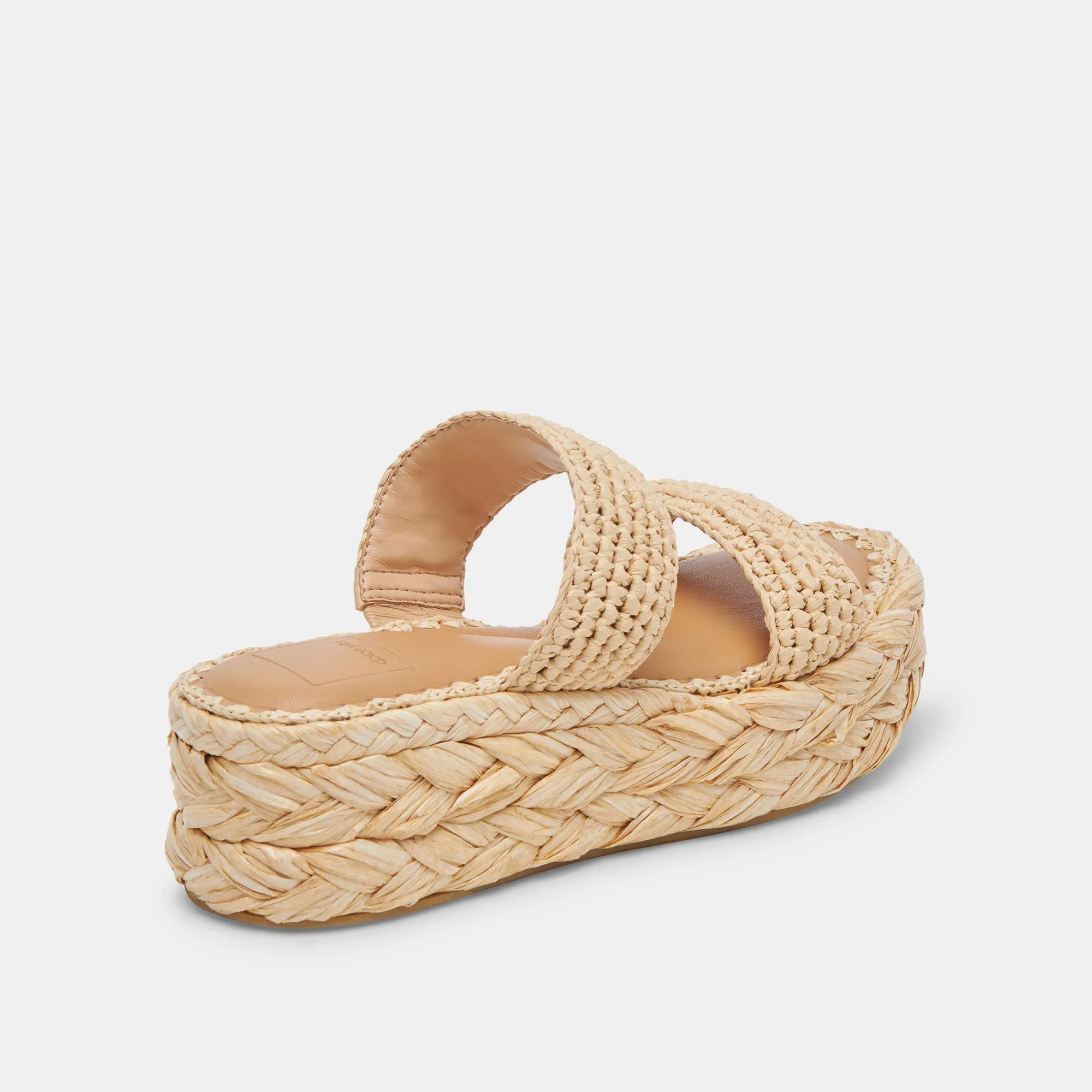 CORLA SANDALEN LT NATUR RAFFIA