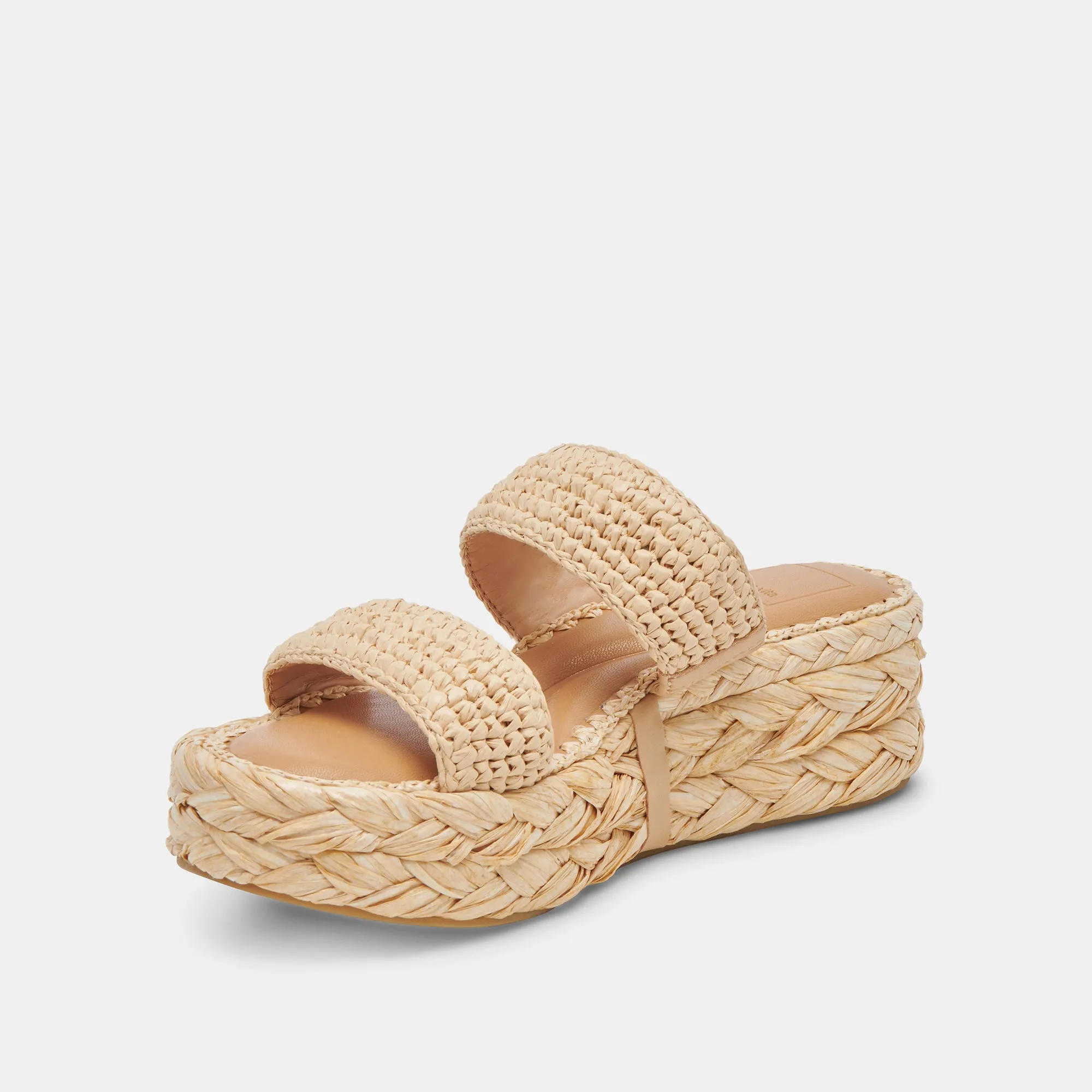 CORLA SANDALEN LT NATUR RAFFIA