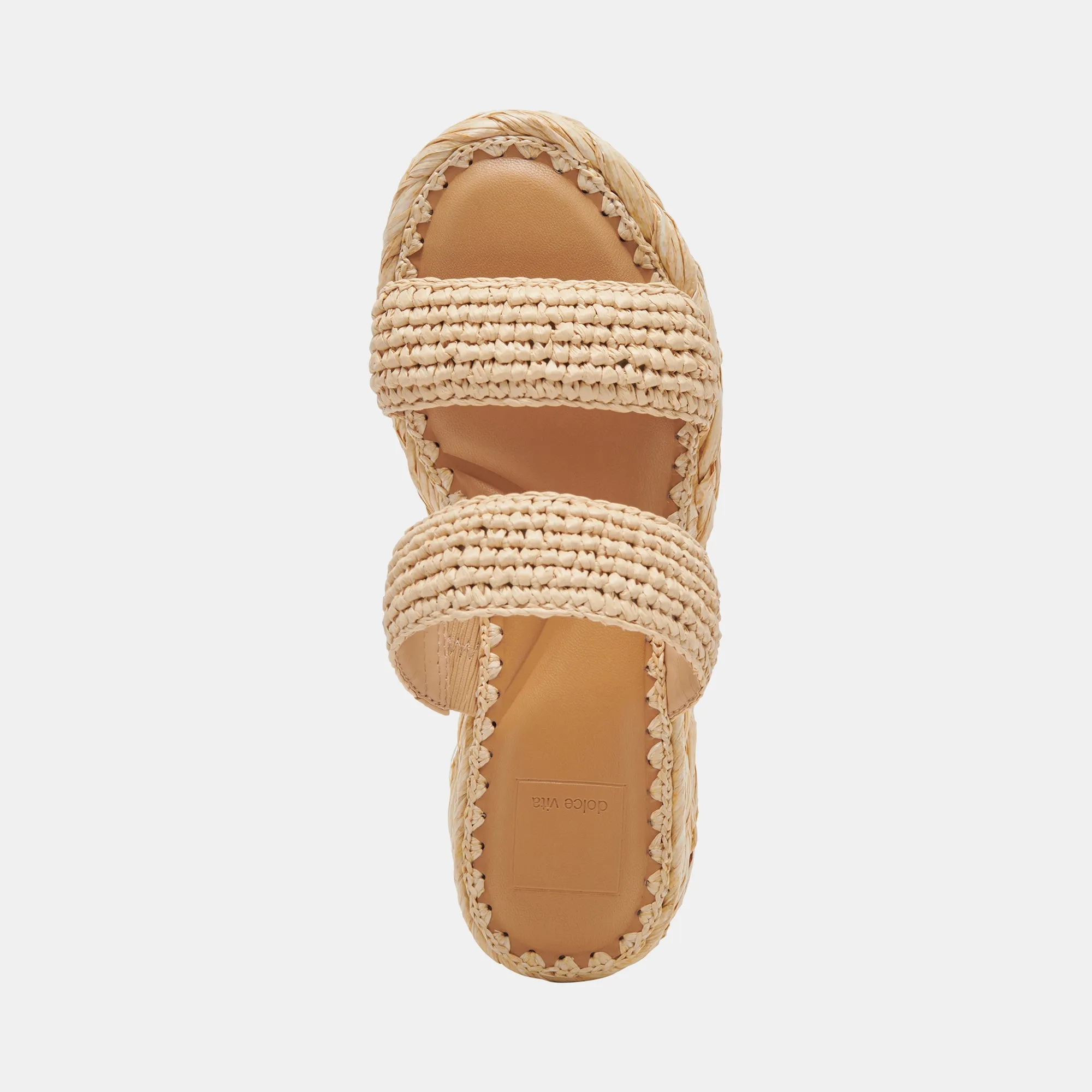 CORLA SANDALEN LT NATUR RAFFIA