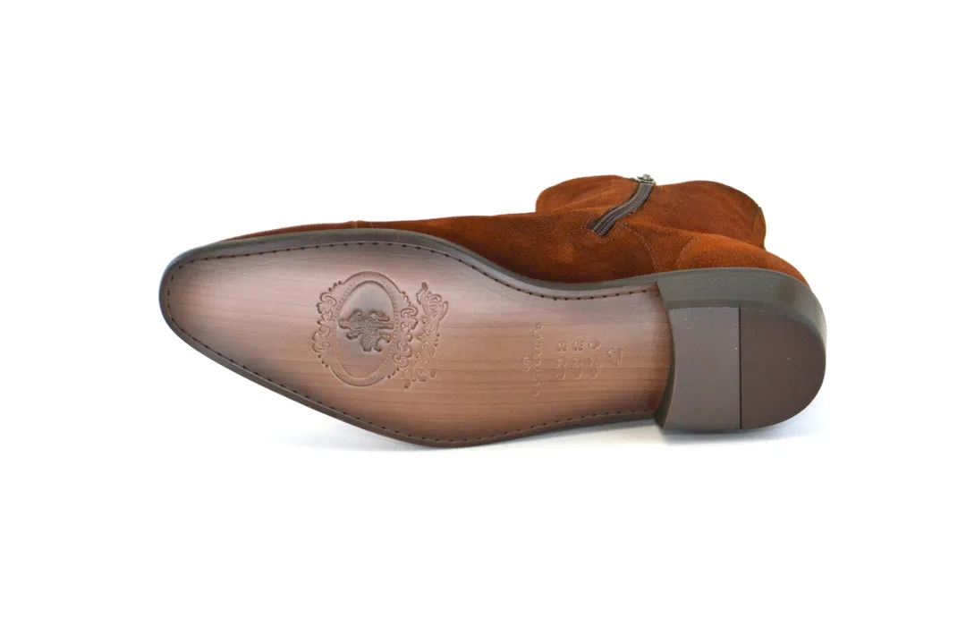 Corrente 1547 Wildleder Slip-On Stiefel - Tabak
