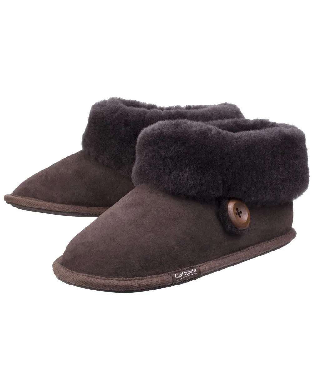 Cotswold Damen Wotton Schaffell Hausschuhe Cotswold Schuhe