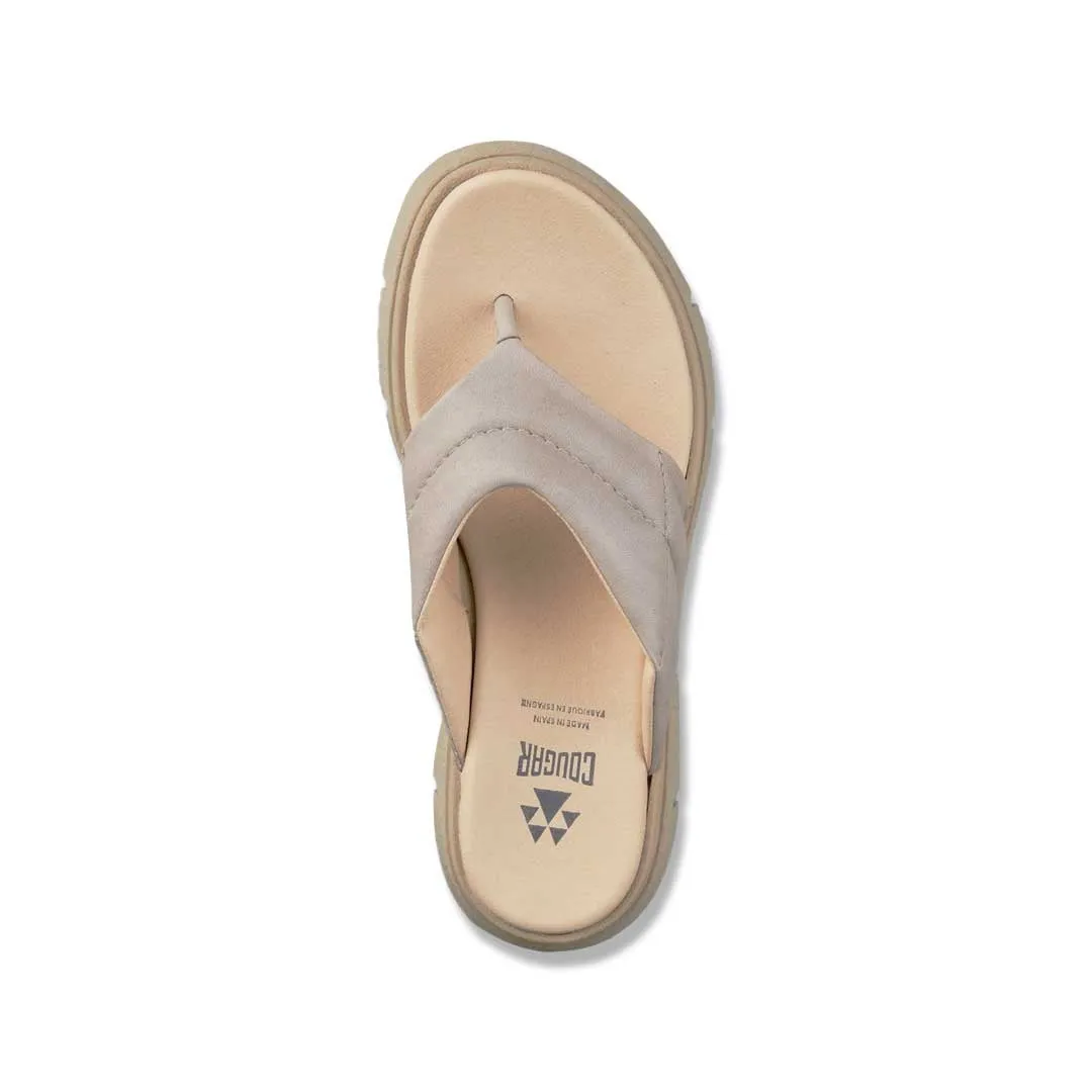 Cougar - Damen Abba Luxmotion Leder String Wedge Sandalen (ABBA-OAT)