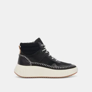 DALEY SNEAKERS SCHWARZ MULTI SUEDE