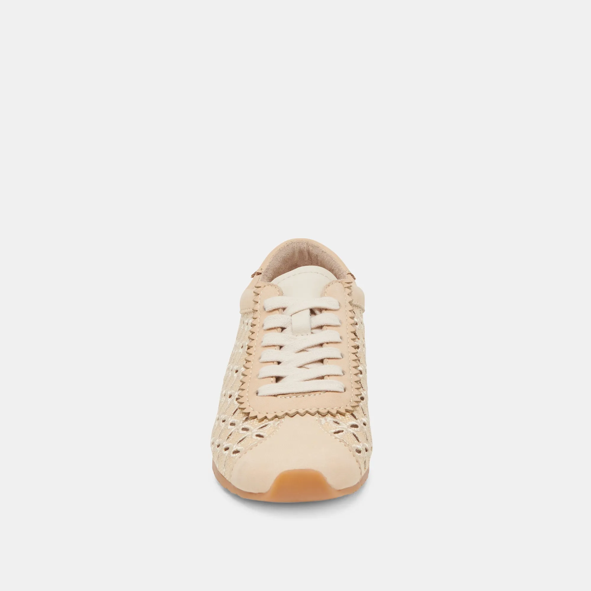 DANIE EYELET PERFEKTE SNEAKERS HELL NATUR RAFFIA