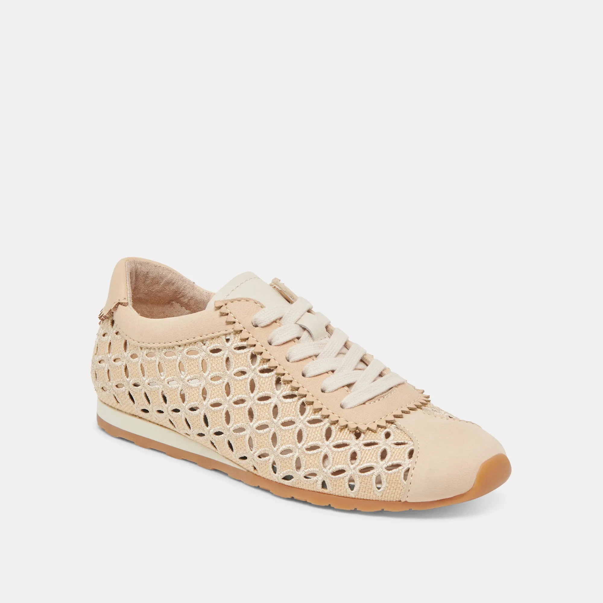 DANIE EYELET PERFEKTE SNEAKERS HELL NATUR RAFFIA