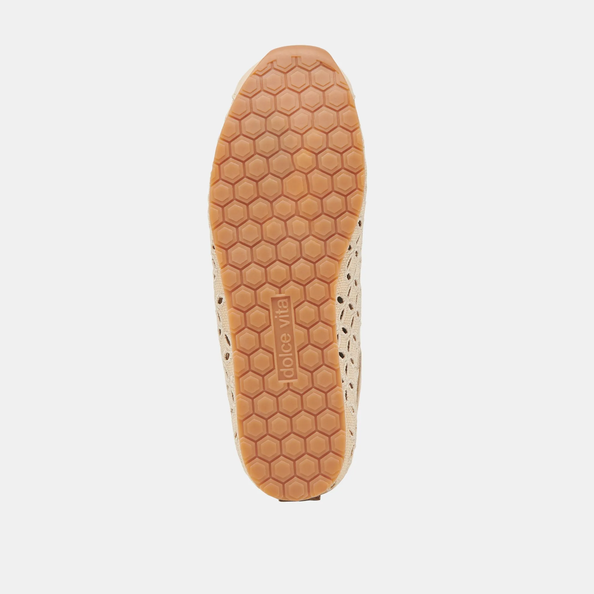 DANIE EYELET PERFEKTE SNEAKERS HELL NATUR RAFFIA