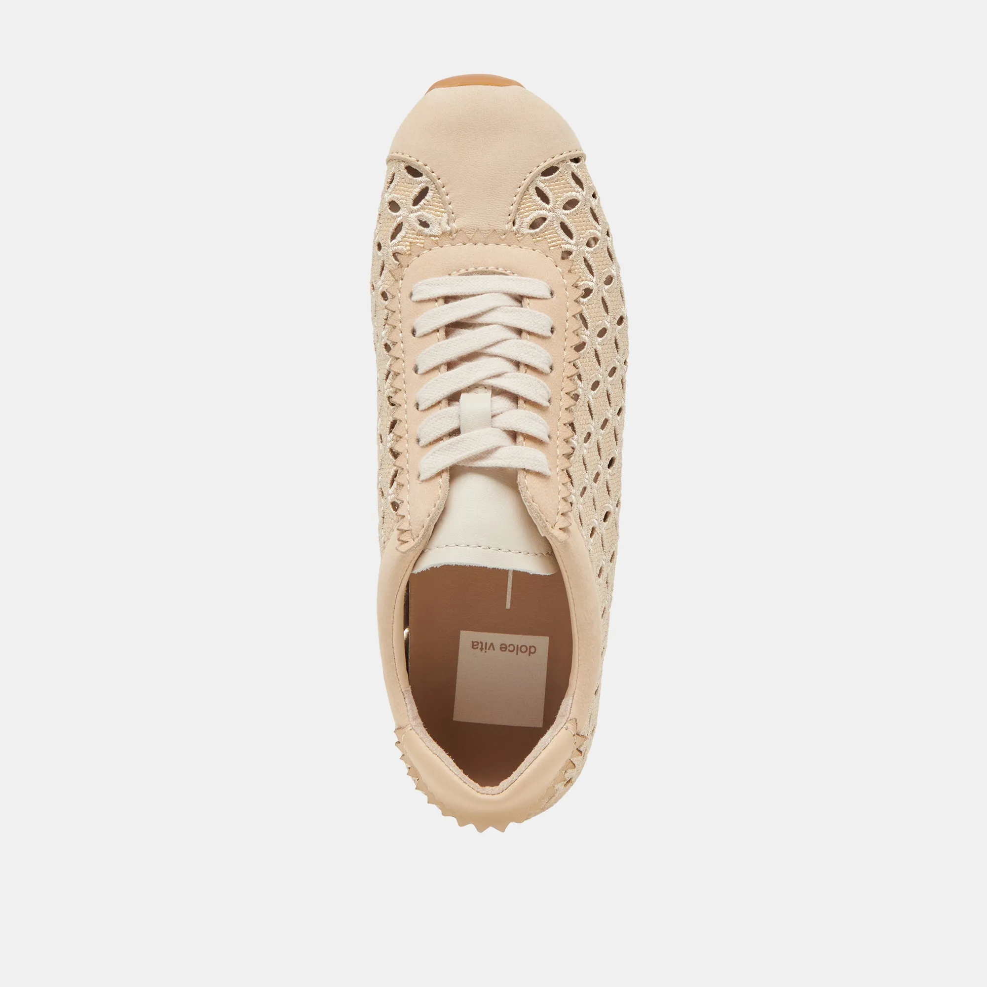 DANIE EYELET PERFEKTE SNEAKERS HELL NATUR RAFFIA