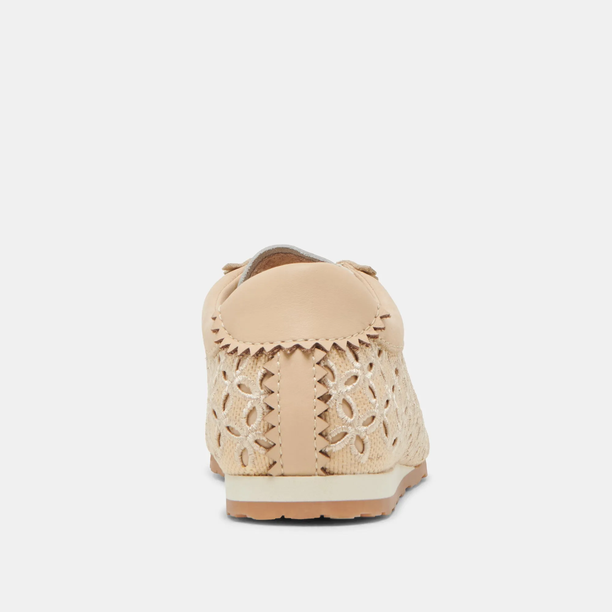 DANIE EYELET PERFEKTE SNEAKERS HELL NATUR RAFFIA