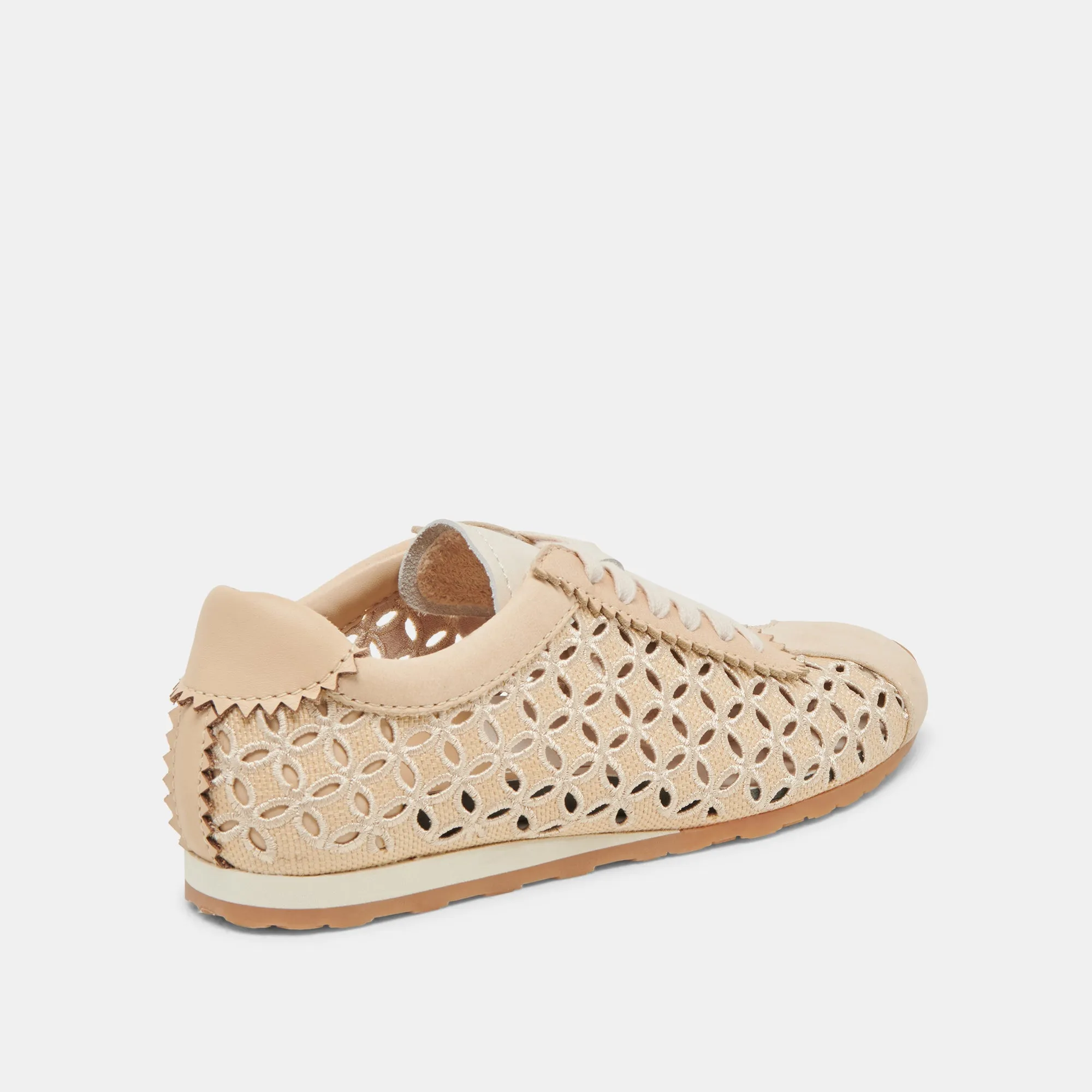 DANIE EYELET PERFEKTE SNEAKERS HELL NATUR RAFFIA