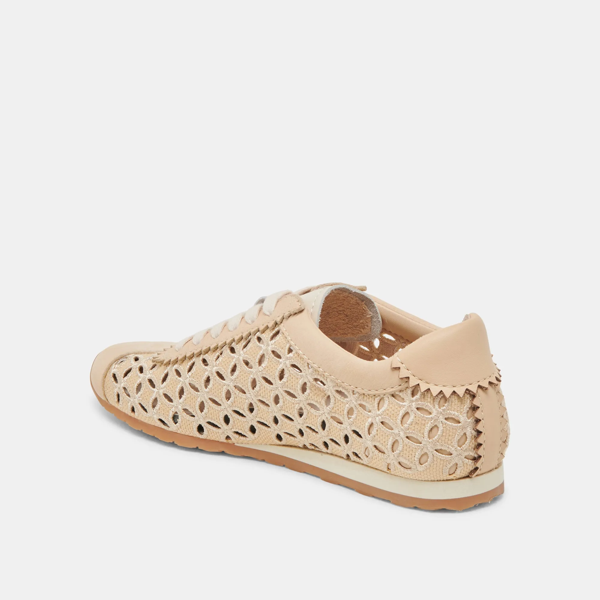 DANIE EYELET PERFEKTE SNEAKERS HELL NATUR RAFFIA