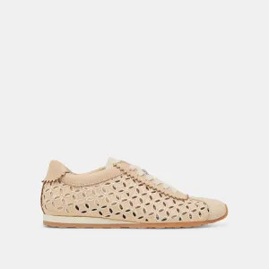 DANIE EYELET PERFEKTE SNEAKERS HELL NATUR RAFFIA