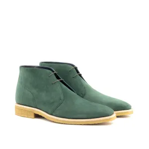 Dapperfam Schuhe DapperFam Vivace in Forest Herren Italienisches Wildleder Chukka