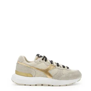 Diadora Damen Kmaro 42 Metal Wax Turnschuhe Perlmutt / Austern Grau