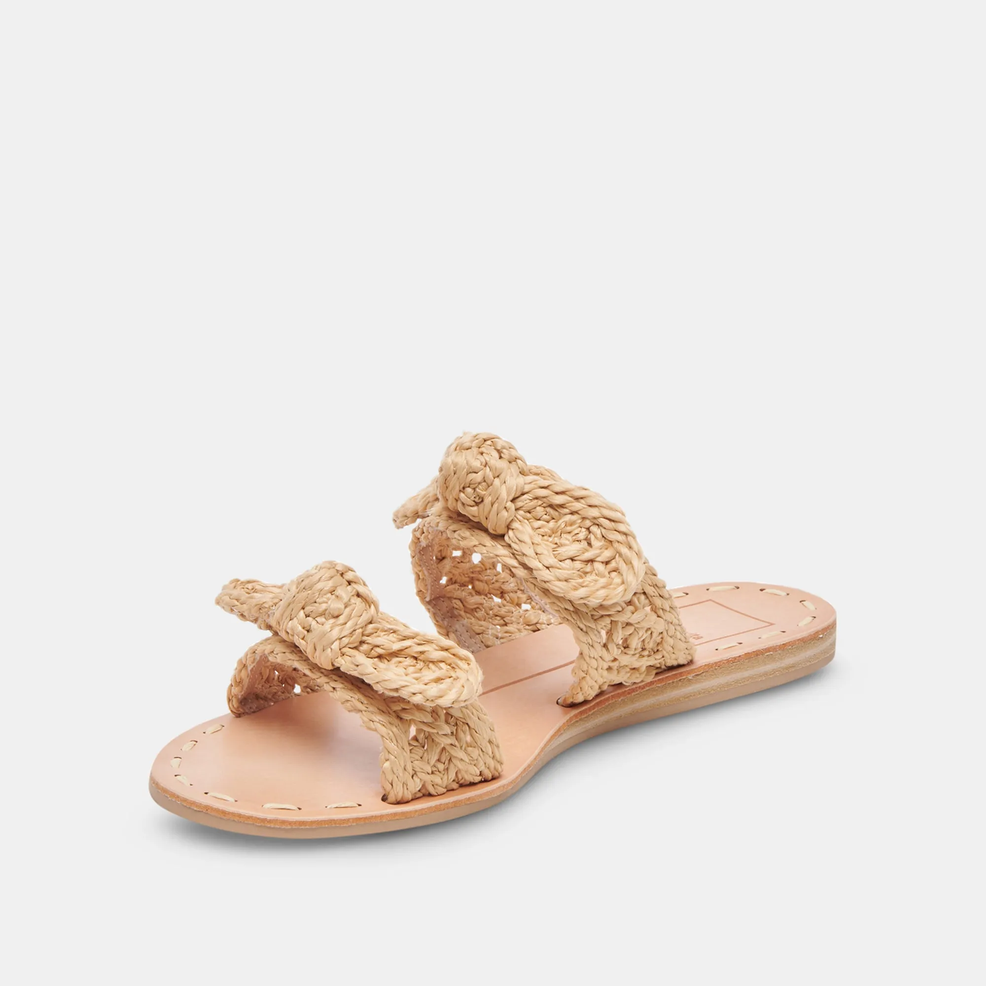 DINAH SANDALETTEN LT NATUR RAFFIA