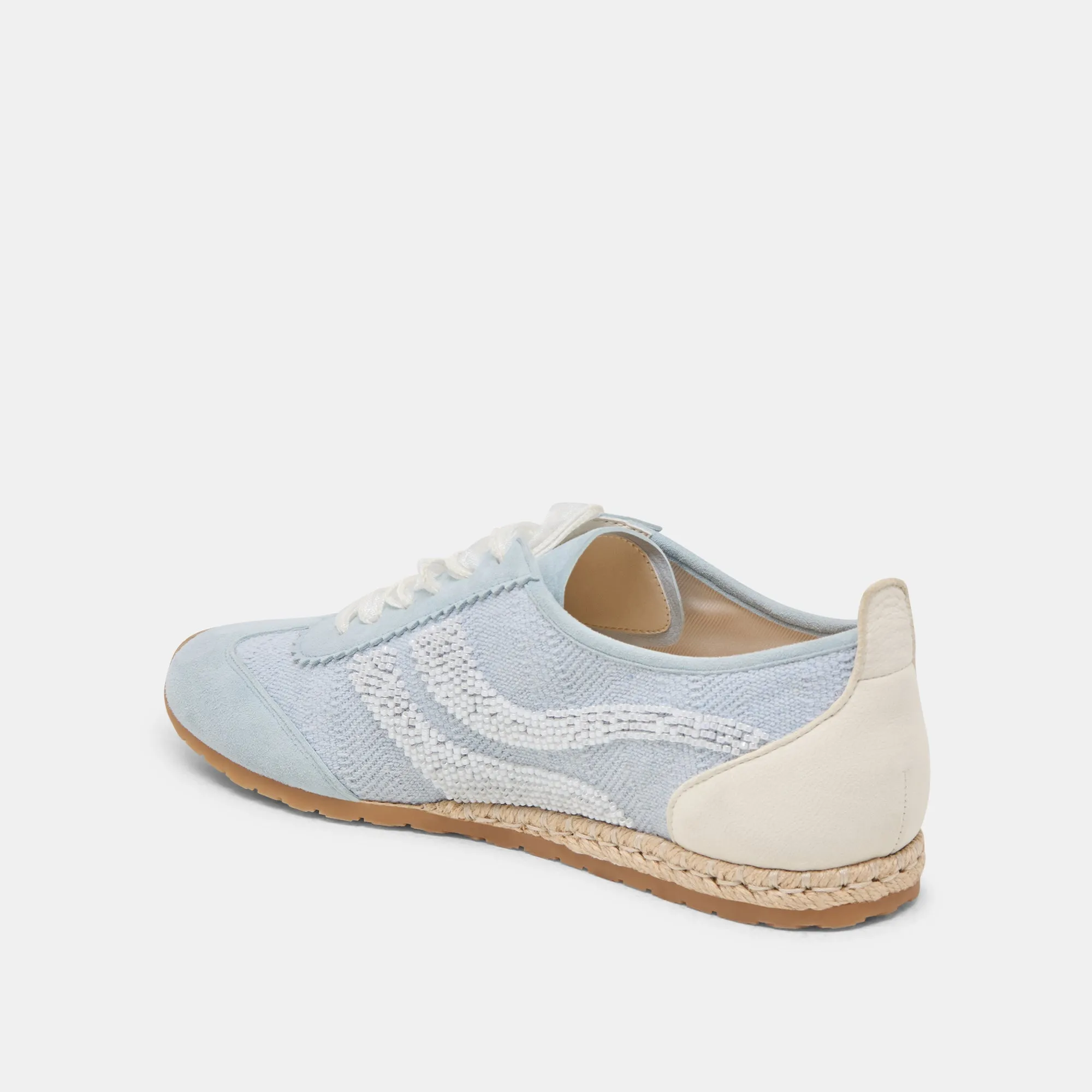 DREAM BEAD SNEAKER BLAU MULTI JUTE