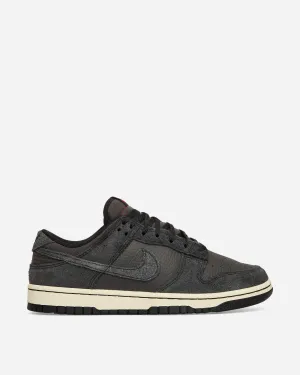 Dunk Low Sneakers Schwarz / Mittelgrau
