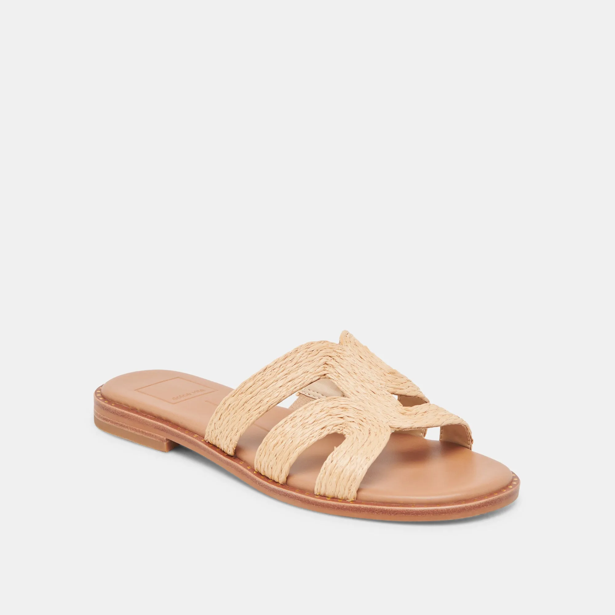 EMON SANDALEN LT NATUR RAFFIA
