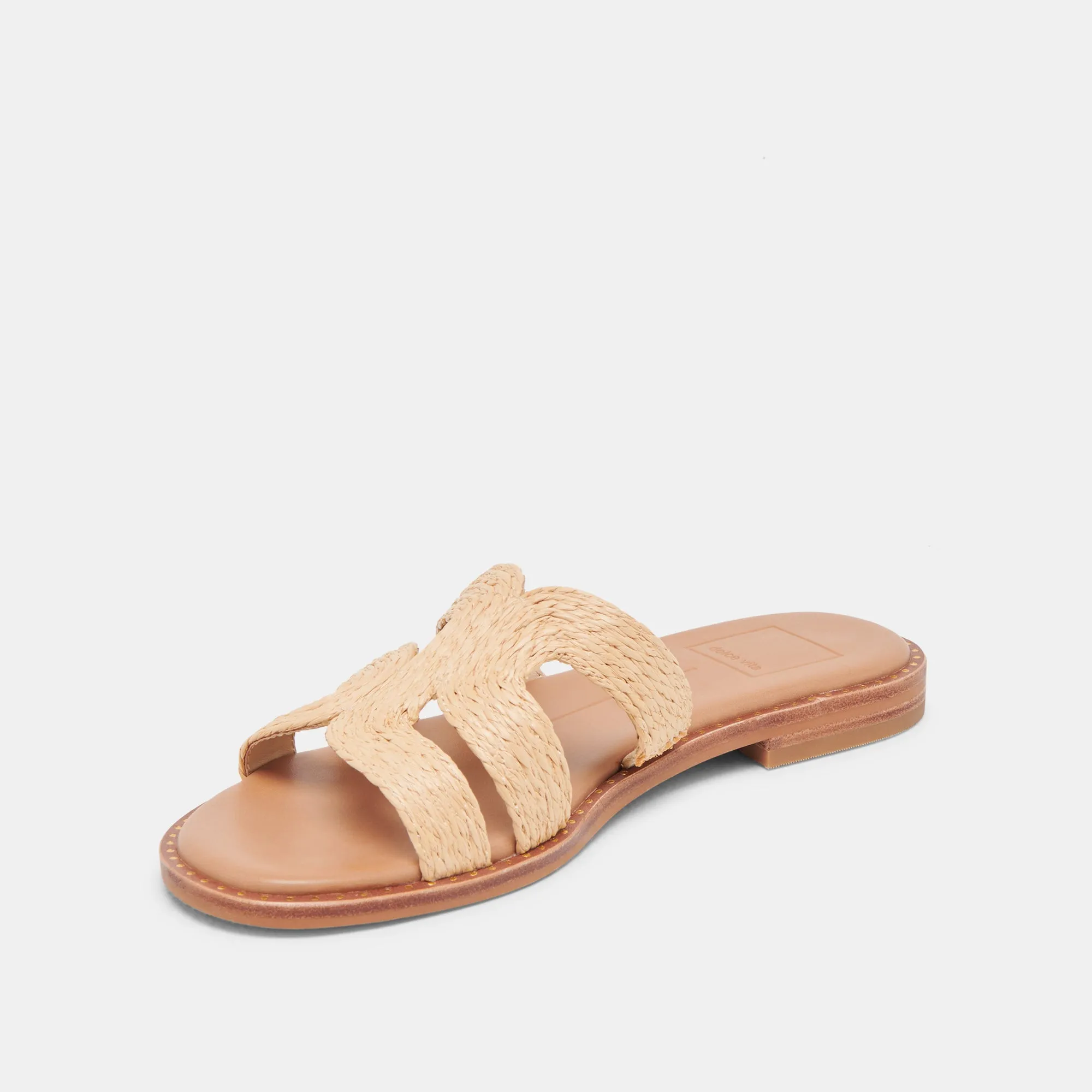 EMON SANDALEN LT NATUR RAFFIA