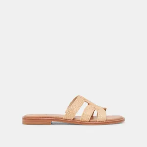 EMON SANDALEN LT NATUR RAFFIA