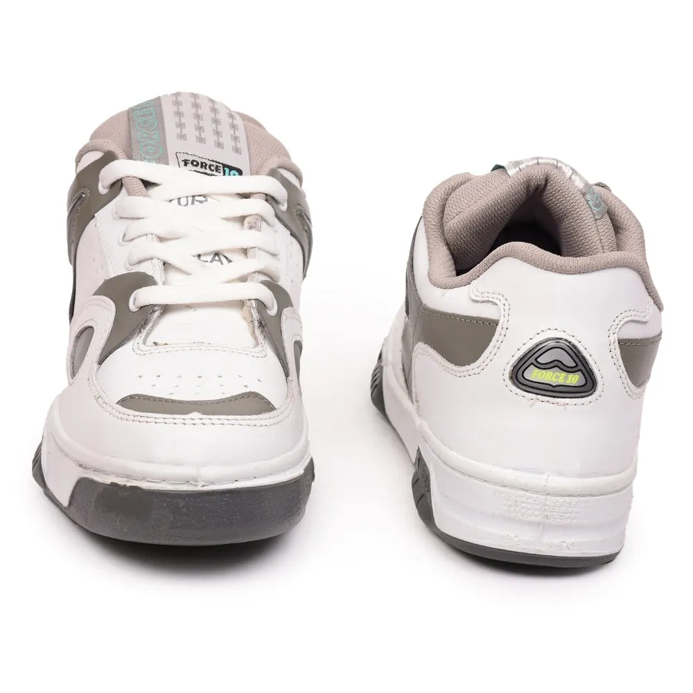Force 10 Casual Graue Schnürschuhe Für Herren DUPLAY NEU Von Liberty