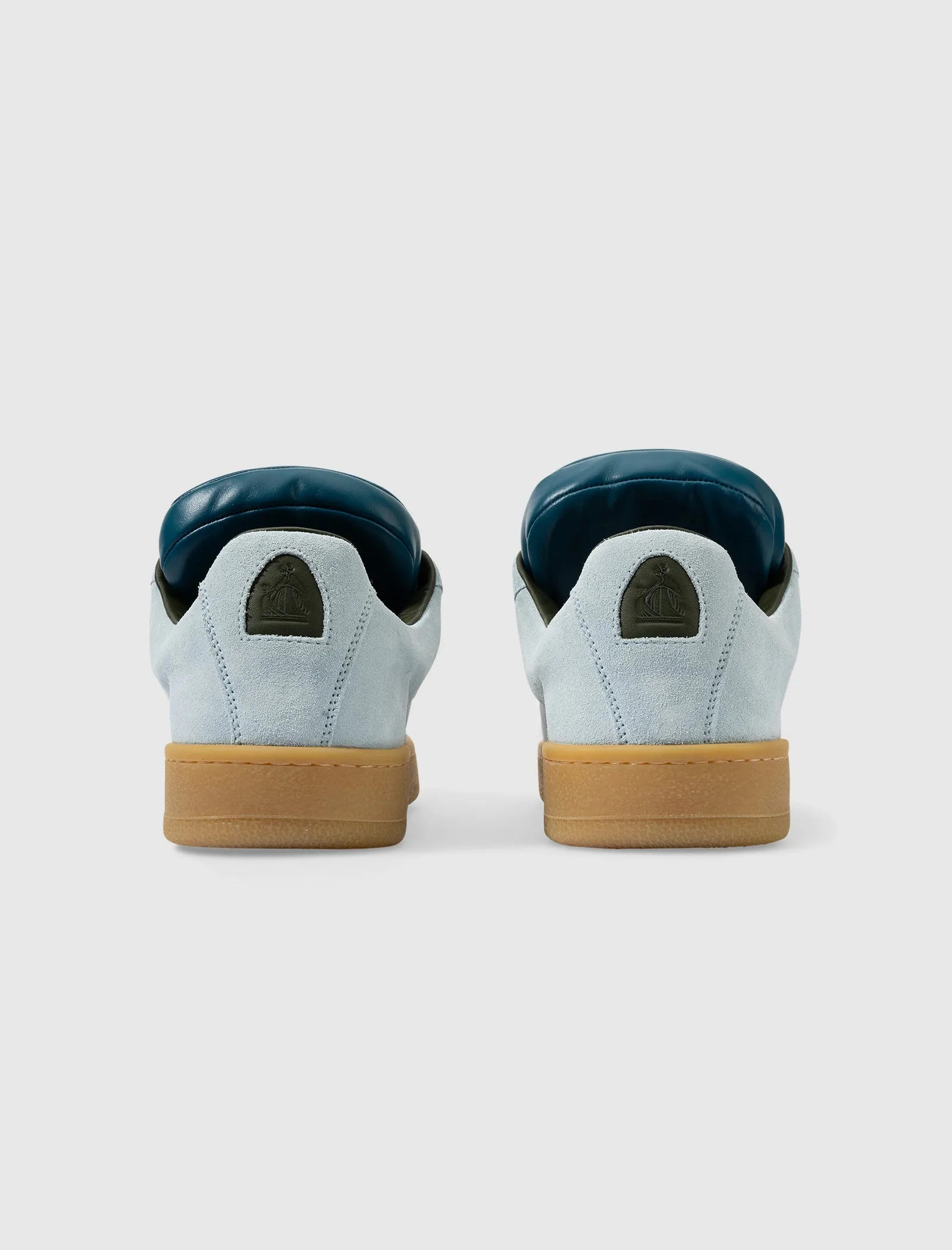 FUTURE X HYPER CURB SNEAKER AUS LEDER UND WILDLEDER (BLAU/DUNKELBLAU)