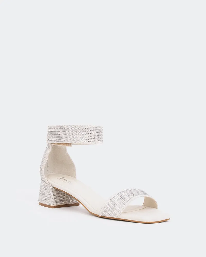 Garcelle, Off White Wildleder/Blanc Cas.