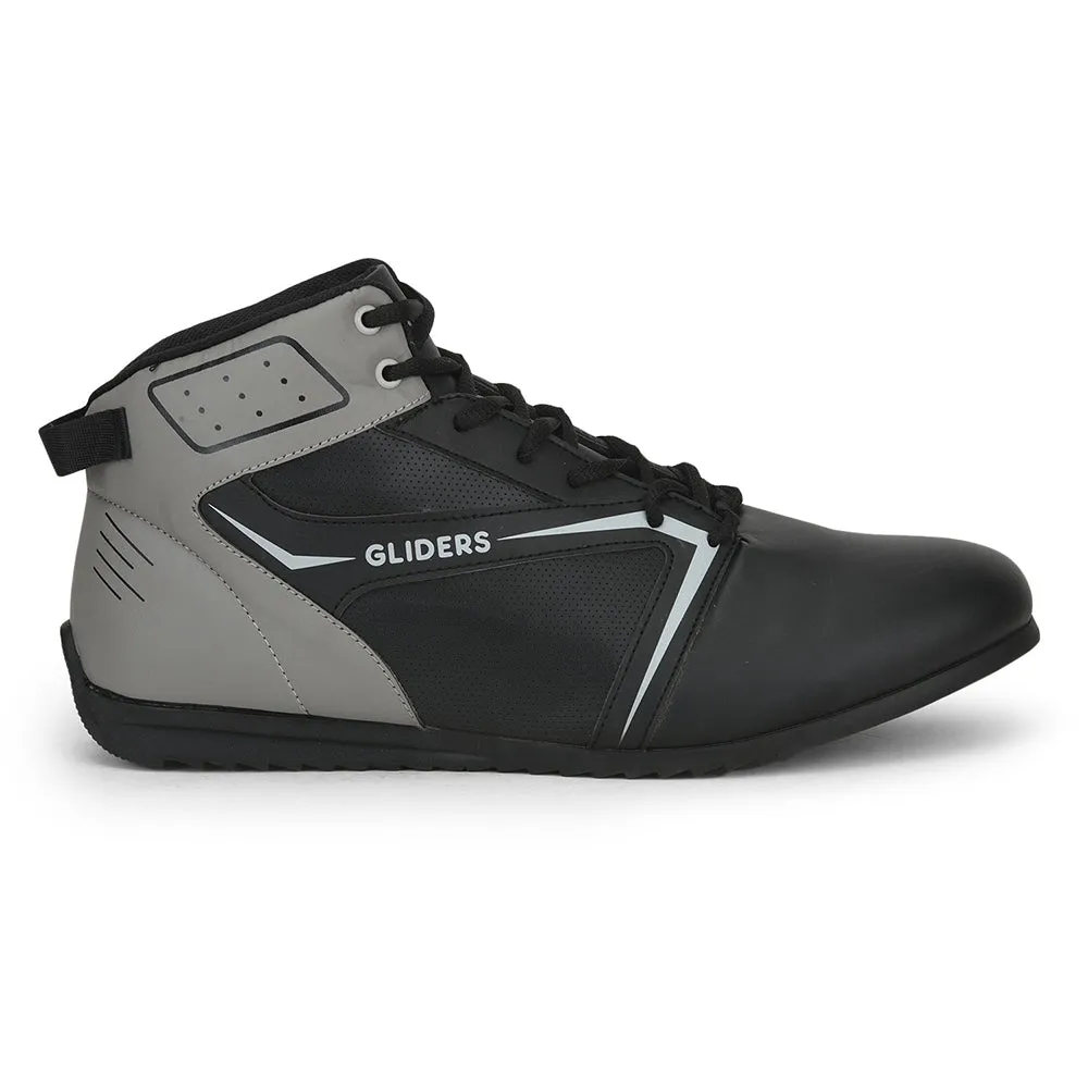 Gliders Casual Schwarze Schnürsneaker Für Herren RIDER-E By Liberty