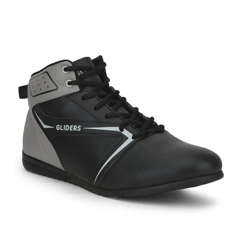 Gliders Casual Schwarze Schnürsneaker Für Herren RIDER-E By Liberty