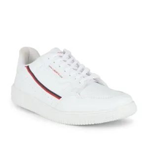 Gliders Casual Weiße Schnürung Sneaker Für Herren SNK-701 Von Liberty