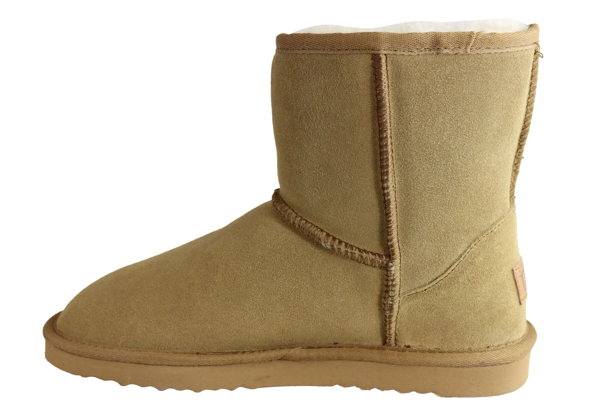 Grosby Jackaroo Ugg Herren warme bequeme Stiefel mit Schaffellfutter Grosby Schuhe