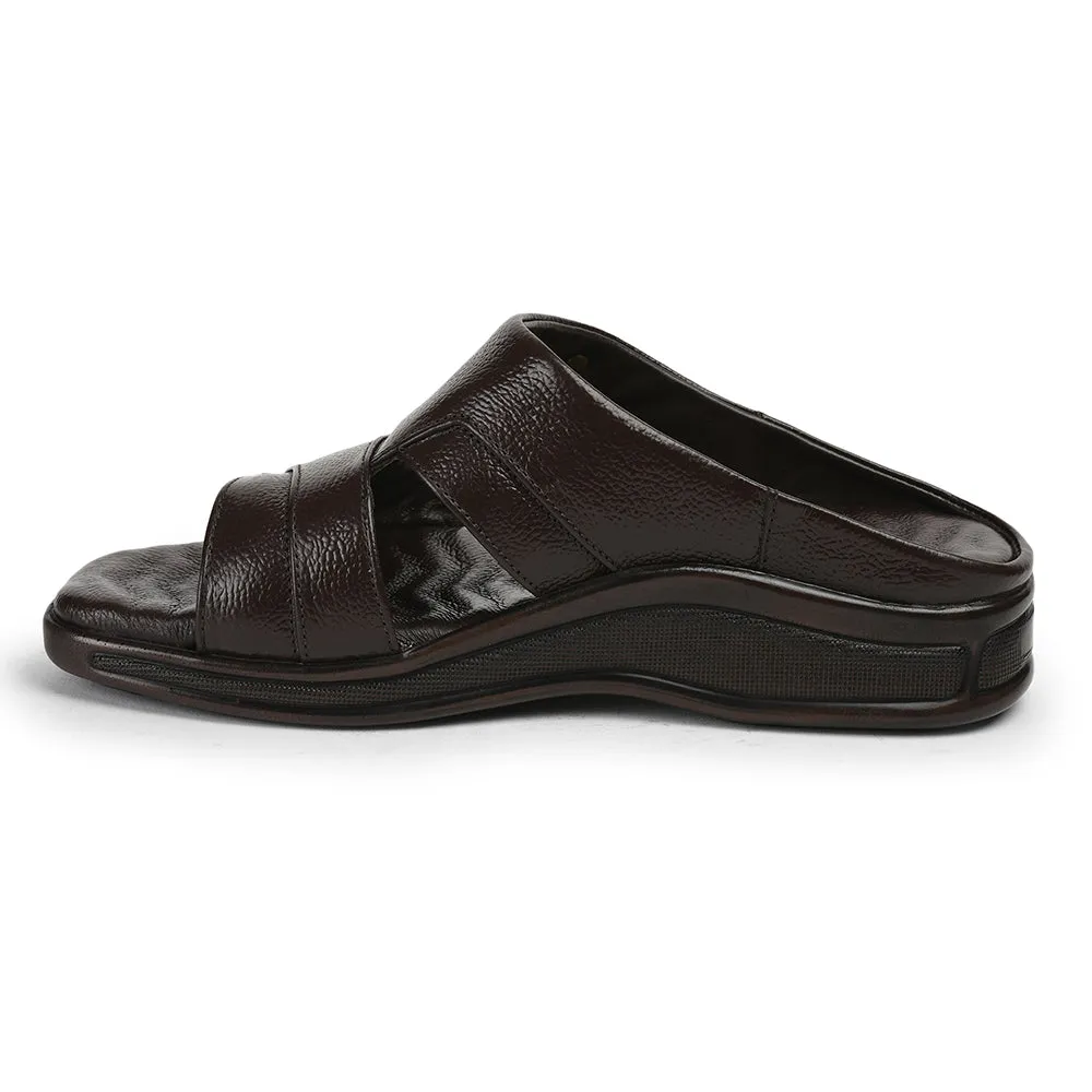 Healers By Liberty Men 2050-802 Braune Bequeme Hausschuhe