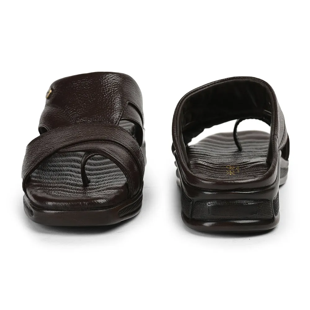 Healers By Liberty Men 2050-802 Braune Bequeme Hausschuhe