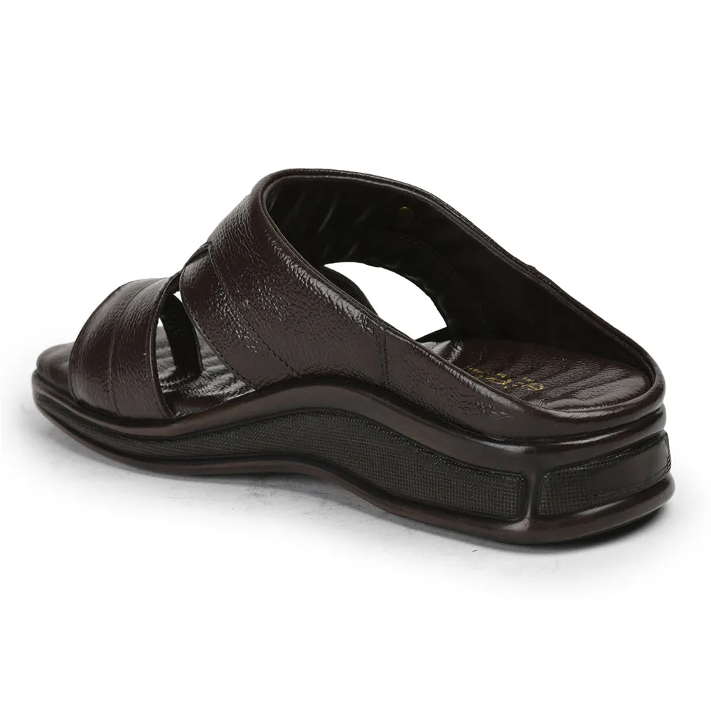 Healers By Liberty Men 2050-802 Braune Bequeme Hausschuhe
