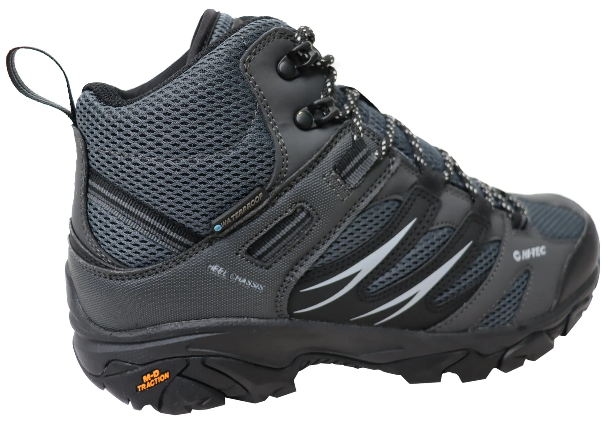 Hi Tec Herren Tarantula Mid wasserdichte bequeme Wanderstiefel Hi Tec Schuhe