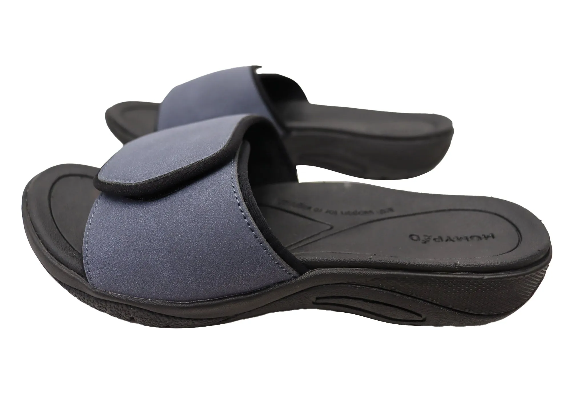 Homyped Ucray Slide Herren Bequeme Extra Extra Weite Slides Sandalen Homyped Schuhe