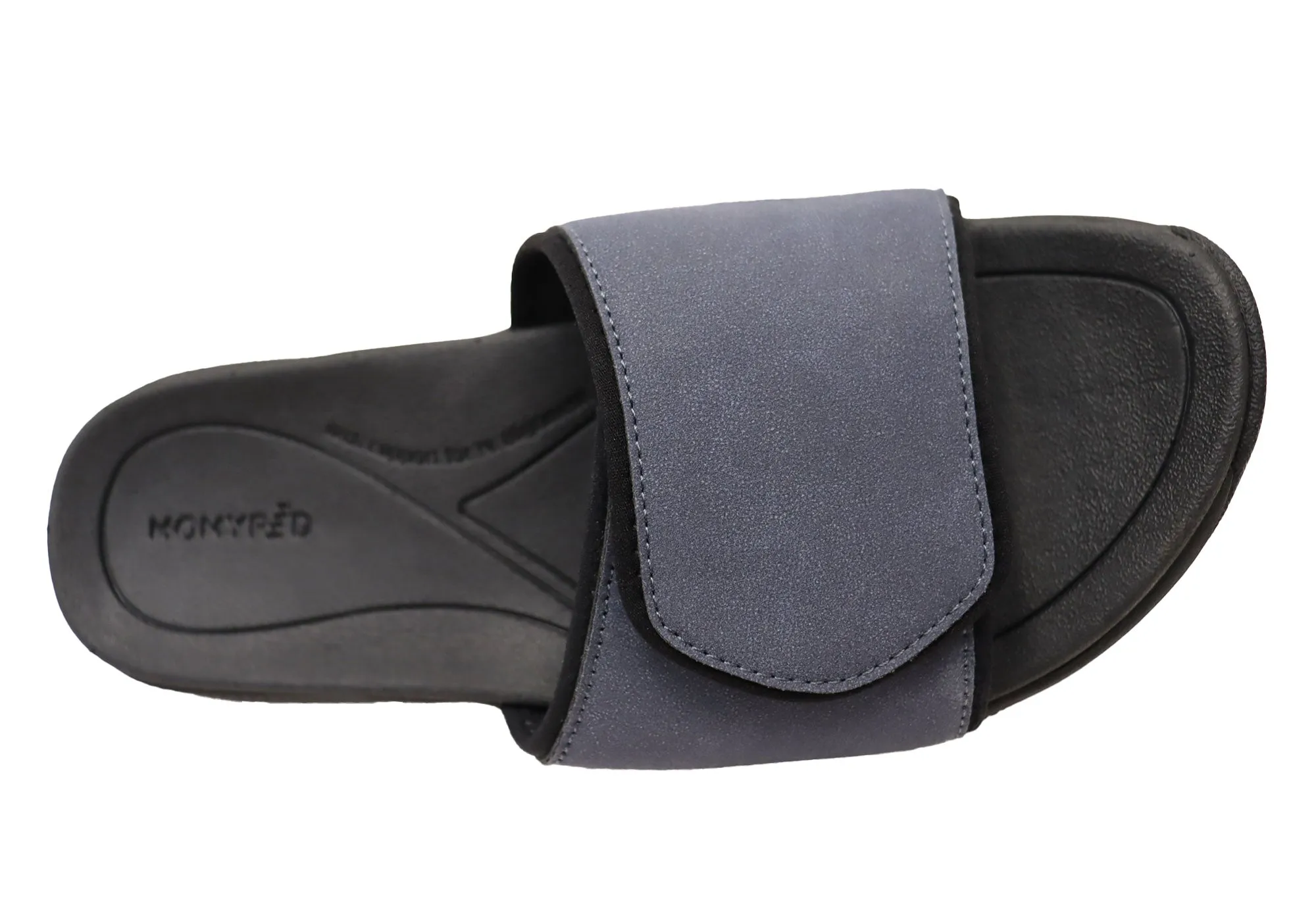 Homyped Ucray Slide Herren Bequeme Extra Extra Weite Slides Sandalen Homyped Schuhe
