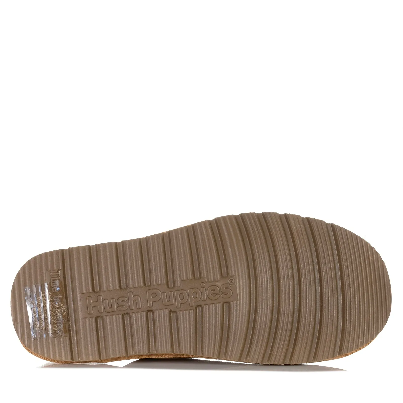 Hush Puppies Loch Kastanie Wildleder