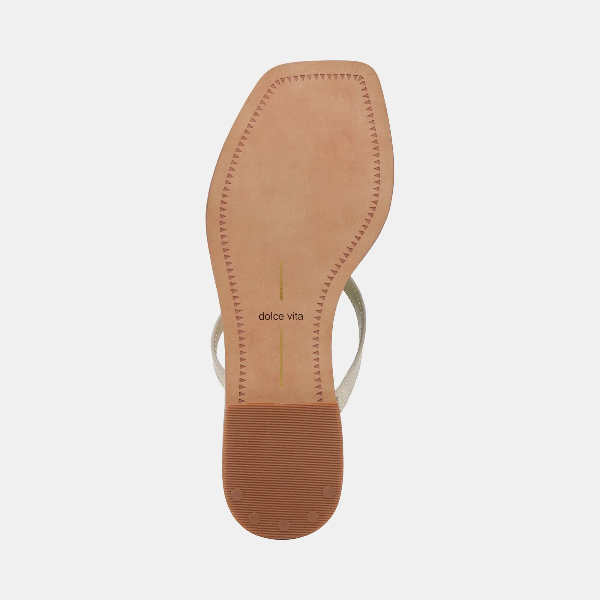 INDIGO SANDALEN ELFENBEIN LEDER