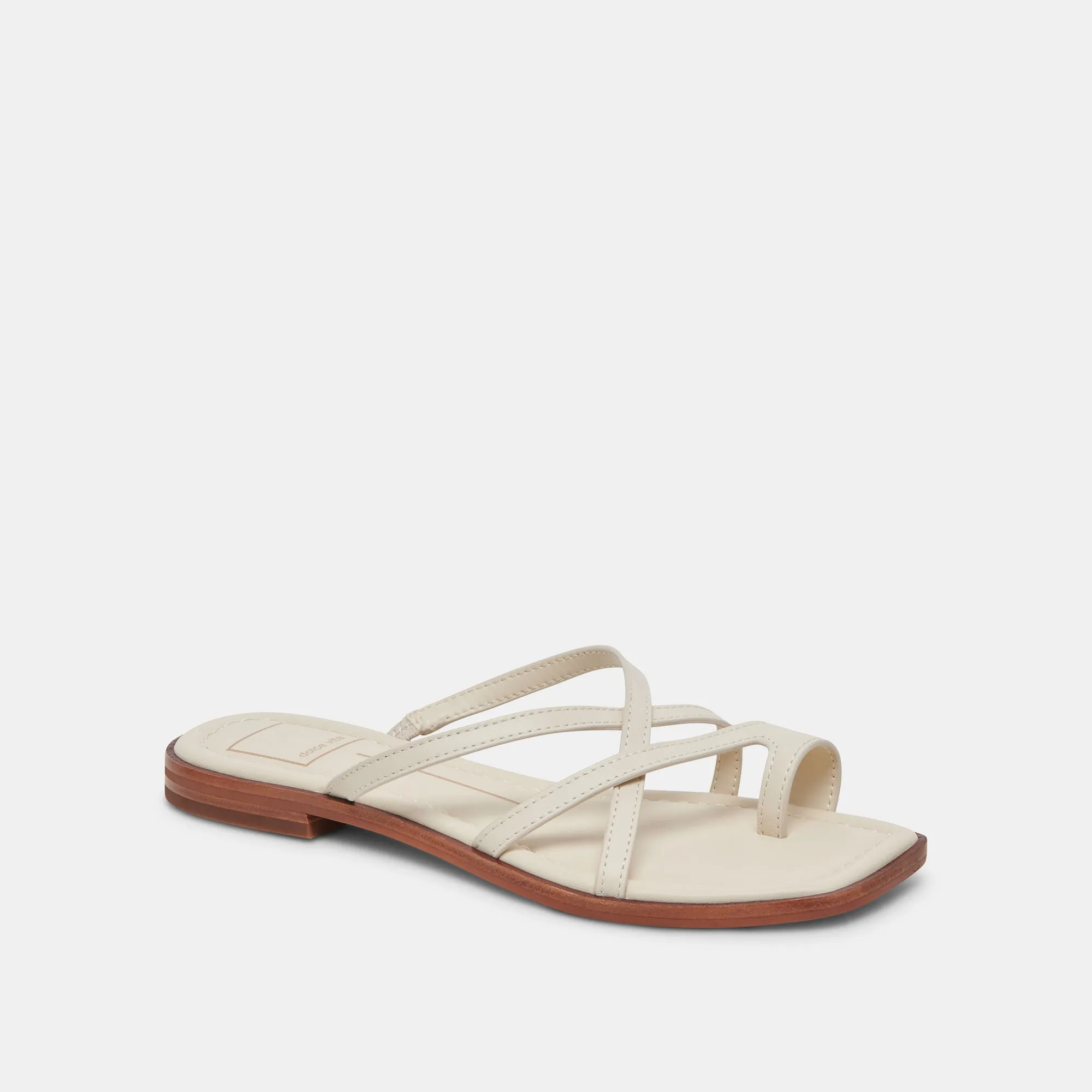 INDIGO SANDALEN ELFENBEIN LEDER